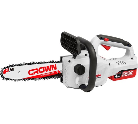 Аккумуляторная цепная пила Crown 20 В, 1 АКБ+ЗУ в комплекте CT29006HX-4S