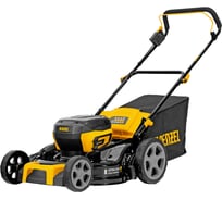 Газонокосилка аккумуляторная бесщеточная DENZEL DLM-460, 460 мм, травосб. 65 л., Li-Ion, 40 В 58911