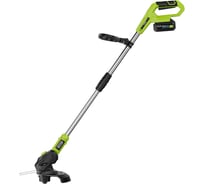 Триммер аккумуляторный Deli DG305-1 (1АКБ + ЗУ, 20В х 2Ач) диаметр скашивания 260мм, макс. обороты 8000об/мин 208623