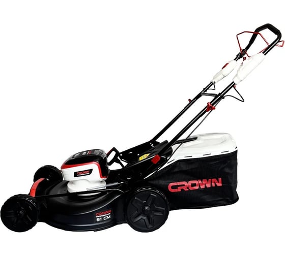 Газонокосилка самоходная аккумуляторная Crown 40 В, АКБ+ЗУ в комплекте CT29020HSX-4