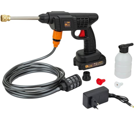 Мойка высокого давления аккумуляторная FORSTIME 24В, 2,8л/мин, 15 бар FT-PG001(62610)