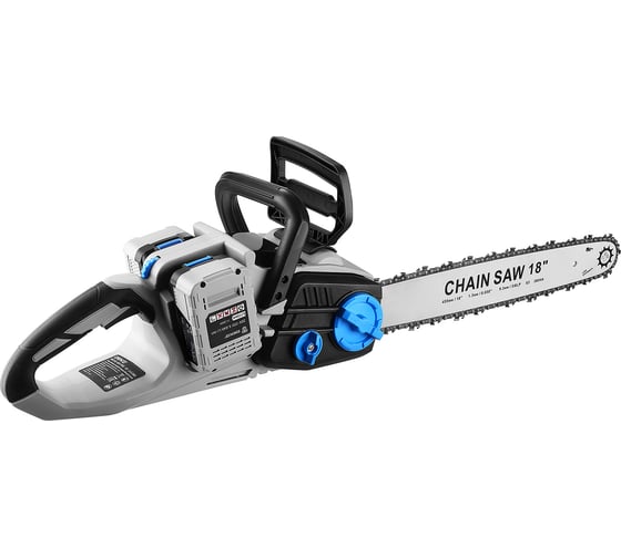 Пила цепная аккумуляторная бесщеточная DEKO DKCHS 40V PRO, 18, 2x20В, 2x5.0Ач, двойное з/у с доп. цепью 085-2020