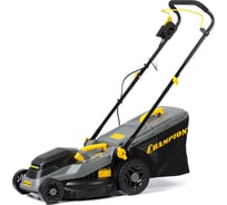 Электрическая газонокосилка CHAMPION (1,6 кВт пласт.+ткань травосб. 42л ширина 380мм 30-75мм, 11,3кг) EM3816