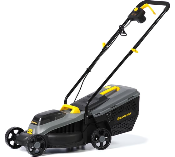 Электрическая газонокосилка CHAMPION (1,2 кВт пласт.травосб. 30л ширина 320мм 30-70мм, 7,1кг) EM3212/1 1