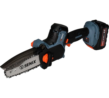 Мини-пила цепная аккумуляторная SENIX X2 20V, 12см,без АКБ и ЗУ, CSX2-M3-EU-0