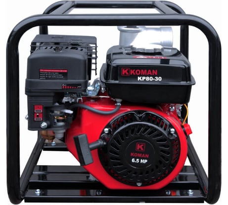Мотопомпа бензиновая для чистой воды KOMAN ф80мм/1000л/мин KP80-30