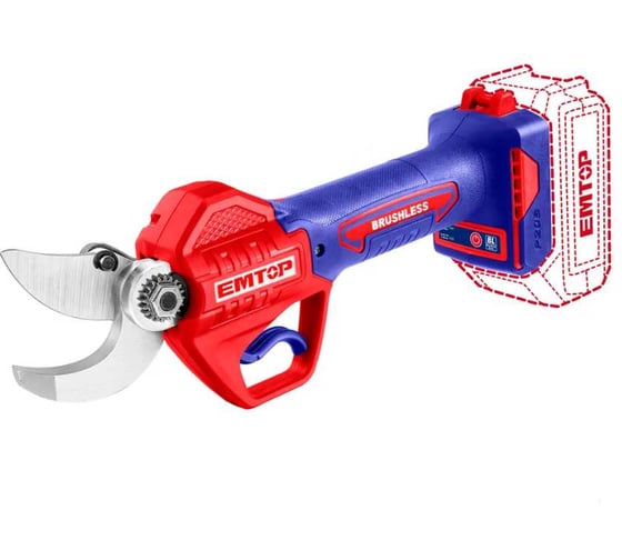 Секатор аккумуляторный emtop ELSL203051 1