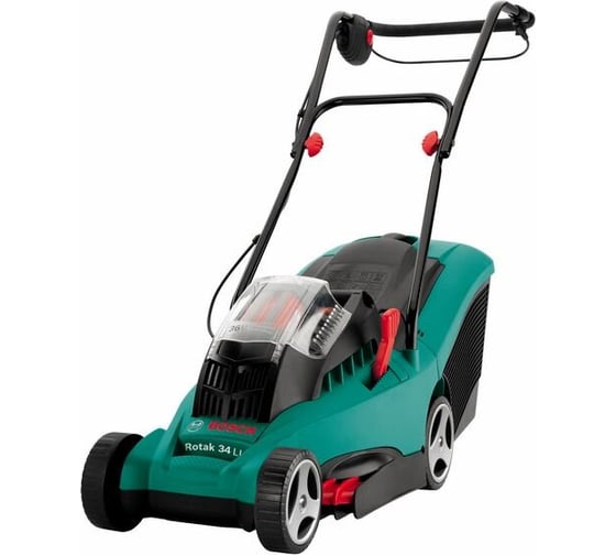 Аккумуляторная газонокосилка Bosch ROTAK 34 LI 0.600.881.E00 1