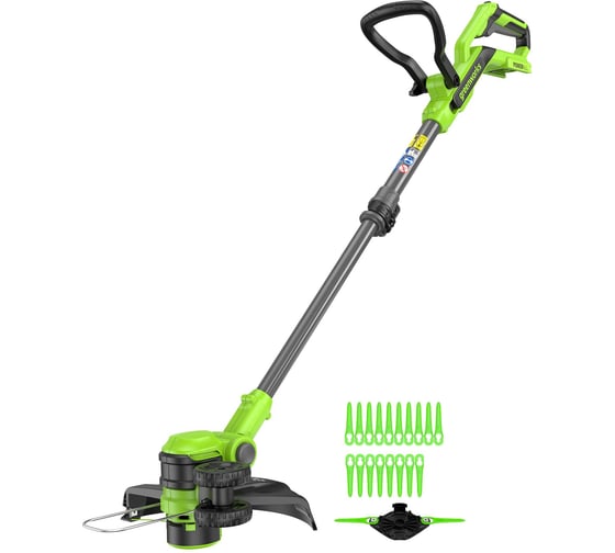 Триммер аккумуляторный GreenWorks 24V, 30 см, без АКБ и ЗУ 2113207