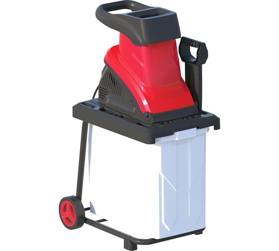 Садовый измельчитель EDON ES-45/3000 (3000Вт, 45мм, ножи, пластиковый ящик, колёса) 39841 1