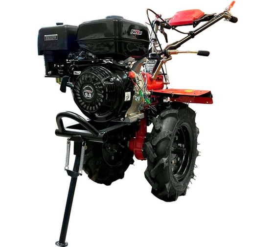 Мотоблок бензиновый FORZA МБ6 902 9 л.с, ВОМ 14 мм, 2 вперед 1 назад, руль: поворотный, вал: S24, колеса: 19x7х8, фрезы: 3 группы 24 ножа FORZAМБ6902 1