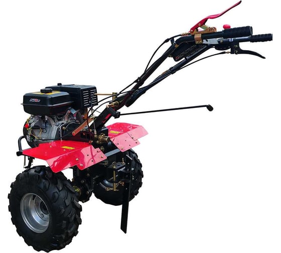 Мотоблок бензиновый FORZA МБ8 1502 15 л.с. ,ВОМ 18 мм, 2 вперед 1 назад, руль: поворотный, вал: S32, колеса: 19x7х8, фрезы: 4 группы 32 ножа FORZAМБ81502 1