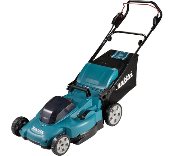 Аккумуляторная газонокосилка Makita LXT 2x18 В, 53 см, 70 л, без АКБ и ЗУ, DLM538Z 1