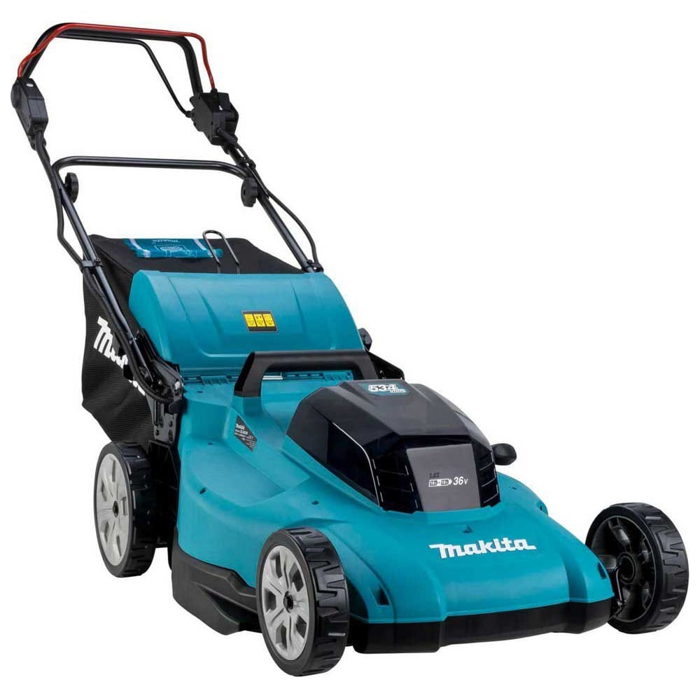 アキヤマ マキコさん専用 Аккумуляторная газонокосилка Makita LXT 2x18 В, 53 см, 70 л, без