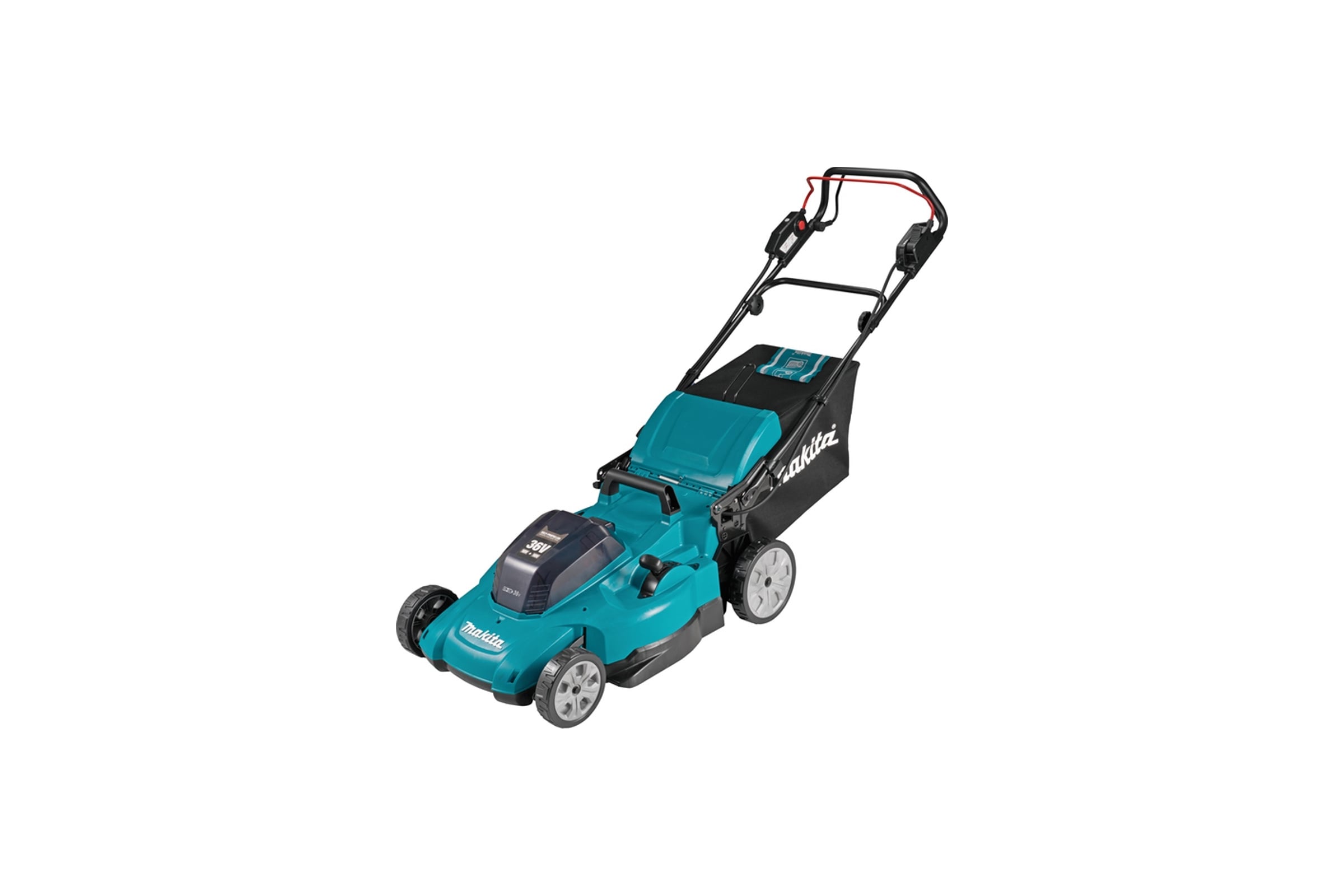 Аккумуляторная газонокосилка Makita LXT 2x18 В, 53 см, 70 л, без