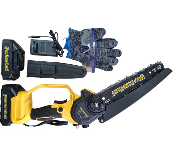 Бесщеточная аккумулятрная цепная пила PARTNERTOOL PBC-2008SET