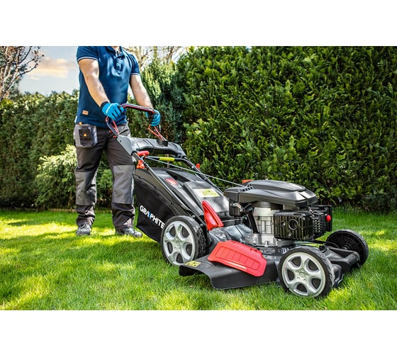 Бензиновая газонокосилка GRAPHITE 4.35KM 52G673