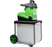 Измельчитель электрический GRASSMAN SE3000-1R, 3000 Вт, макс диаметр веток 45 мм, 5000 об/мин, пластик бак 50 л (1/1) 024643