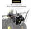 Снегоуборщик бензиновый самоходный CHAMPION ST762E 18
