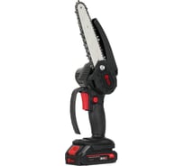 Мини-цепная пила аккумуляторная бесщеточная EDON UNS-21/6D 21В; Li-Ion; 2.0Ач; 500об/мин; 6м/сек 40617