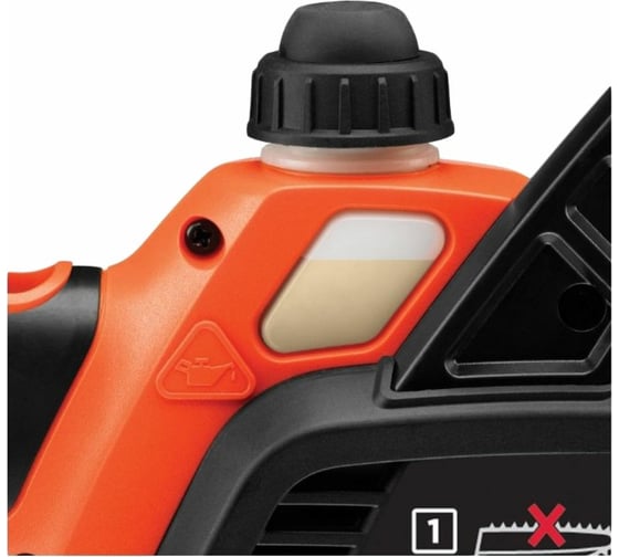 Цепная аккумуляторная пила Black+Decker 18 В, Li-Ion, 5.0 А*ч GKC1825L50-QW