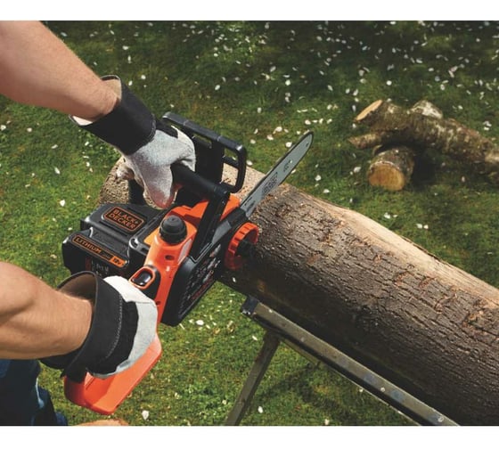Цепная аккумуляторная пила Black+Decker 18 В, Li-Ion, 5.0 А*ч GKC1825L50-QW