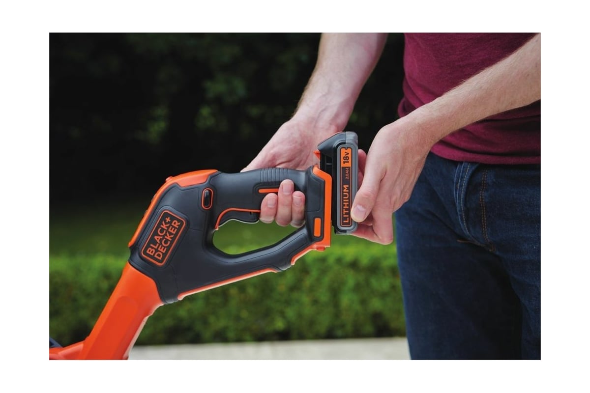 Black decker trimmer 18v sale