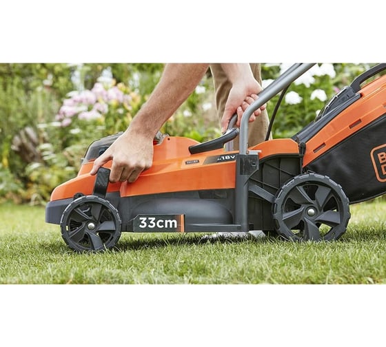 Аккумуляторная газонокосилка Black+Decker 2х18 В BCMW3318N-XJ