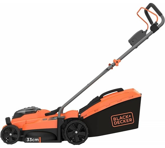 Аккумуляторная газонокосилка Black+Decker 36 В BCMW33184L2-QW