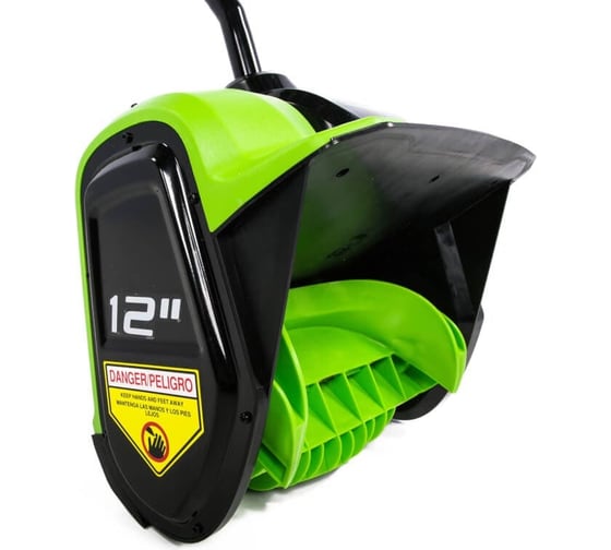 Бесщеточный аккумуляторный снегоуборщик GreenWorks 60V, 30 см 2602607