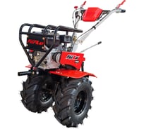 Мотоблок бензиновый FORZA МБ4 702  двигатель 7 л.с., редуктор чугунный, привод ременной, скорость 4 вперед 2 назад, руль поворотный, вал S24, колесо: 19х7х8 Экстрим, фрезы 3 группы 24 ножа. Кенгурятник. FORZAМБ4702PRO ЭКСТРИМ