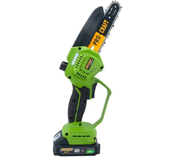 Пила цепная аккумуляторная PROCRAFT PKA45 20В 6 8'' (2 АКБ 1,5 Ач+ЗУ +2 Шина+2 Цепи) Кейс PKA45-2b-c