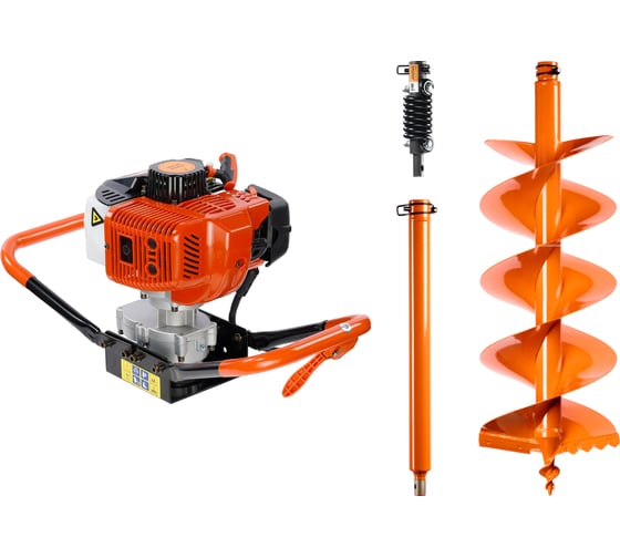 Комплект для мерзлого и каменистого грунта BURAN DT-500 (глубина бурения 1,5м, диаметр 250мм, мощность - 3,0 л.с.) S00154