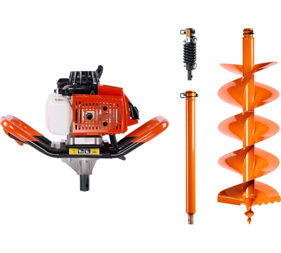 Комплект для мерзлого и каменистого грунта BURAN DT-700 (глубина бурения 1,5м, диаметр 250мм, мощность - 3,39 л.с.) S00155