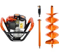 Профессиональный комплект для мерзлого и каменистого грунта BURAN DT-250 (глубина бурения 1,5м, диаметр 250мм, мощность - 3,0 л.с.) S00153