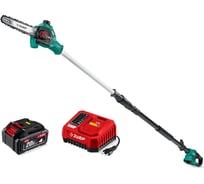 Высоторез аккумуляторный ЗУБР ВРБ-2020 20 В, 200 мм шина, 1 АКБ LMS (4 Ач) ВРБ-2020-41