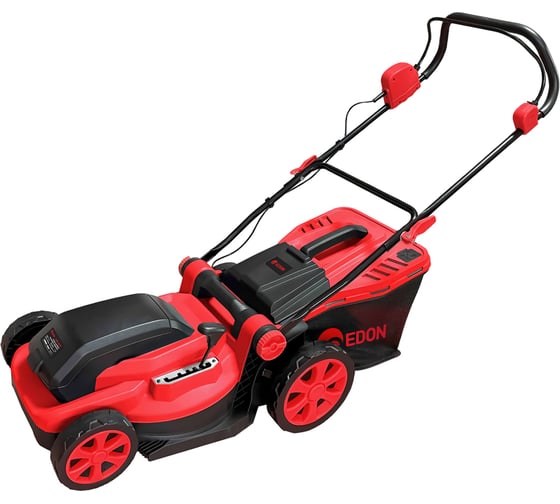 Газонокосилка аккумуляторная бесщеточная EDON ELMC-40/40 (42В (АКБ 2шт 21Вх4,0Ач), 400мм, 25-75мм) 50127 1