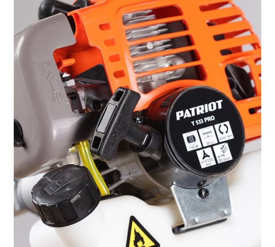Бензотриммер с неразборной штангой PATRIOT T 533 Pro 250105310