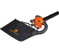 Воздуходувка-пылесос бензиновая CARVER GB26/620V(0,8кВт/1,1лс,25,4 куб.см,620 куб.м/час,мусоросб.45л) 01.024.00035