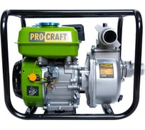 Мотопомпа бензиновая Procraft WP30 163 см³, 6,5 л.с., 30 м³/ч