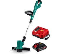 Триммер аккумуляторный бесщёточный с АКБ ЗУБР ТАБ-2031-21 20 В, 310 мм, 1×2 А·ч, система LMS