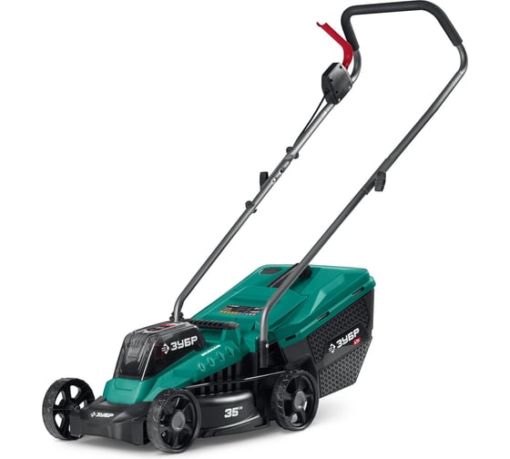 Газонокосилка аккумуляторная бесщеточная ЗУБР 20 В, 350 мм, без АКБ, система LMS ГКЛ-2035