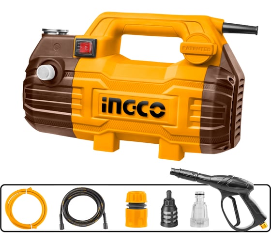 Мойка высокого давления INGCO 100 бар, 1500 Вт HPWR15028