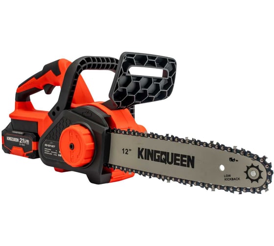 Пила цепная KINGQUEEN  АКБ 12 дюймов в кейсе, Проф, KQ-G21-12CT