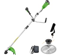 Триммер аккумуляторный Procraft 20В 420мм (АКБ 4 Ач+ЗУ+катушка+нож 40Т) ATA20/BS