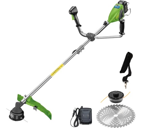 Триммер аккумуляторный Procraft 40В 420мм (20/40V АКБ 4 Ач+ЗУ+катушка+нож 40Т) ATA40/BS