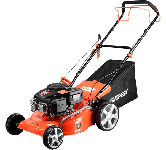 Газонокосилка бензиновая SKIPER GW462S (46 см, самох, Loncin 4лс, стал.дека, тр-сб.60 л,+НОЖ) 00-00022798