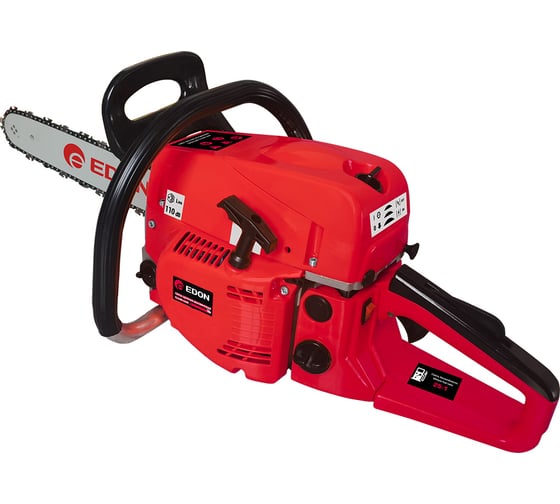 Пила цепная бензиновая EDON GCS-18/2600B (2,6кВт(3,5л.с.); 54,5см3; 455мм/18; 3/8; 64шт; праймер) 22120