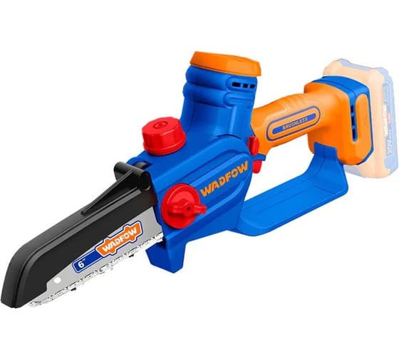 Цепная пила аккумуляторная WADFOW 20В, 15 см 5 WCLP560