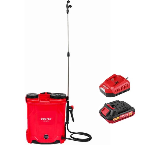 Опрыскиватель ранцевый аккумуляторный WORTEX KS 1220 Li ALL1 XLT SET, 2334102, ЦИ-5703285666